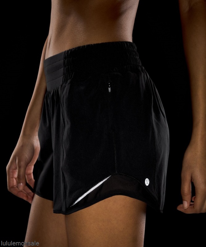 Lululemon Damen DELULU269 | Schwarz Hotty Hot Hochhaus Gefüttert Kurz 4